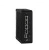 Intel J4125/N4000/N5000 Low-Power Fanless Industrial Computer 4*2.5G LAN HDMI/DP Dual 4K Display Cute Mini PC for Network Firewall(pfSense)