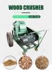 Wood waste crusher mac...