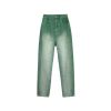 Gradient denim pants f...