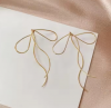 Minimalist gold metal ...