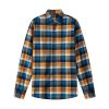 Long Sleeve Plaid Flan...