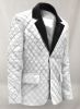 Bocelli Tuxedo Quilted Leather Blazer