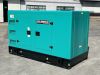 30/33kw Portable diesel genset with wheels for home industrial use high voltage diesel generators 