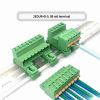2EDG-UKR-5.08 Matched with KD Spring Head Rail-mounted Terminal Block, Weldless Butt-joint Installation, Applicable to 35*15mm Rail 