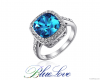 3Carats Blue Crystal S...