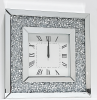 Mirrored wall clock