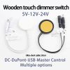 5V-12V-24V Wooden Touc...