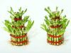 2-3 layers tower lucky bamboo natural evergreen ornamental plants