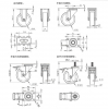 4-Inch Nylon Caster Wh...