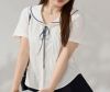 Navy Bow Blouse, Sprin...