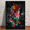 Leopard watercolor art...