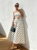 Women Retro Polka Dot ...