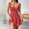 Women Floral Print Tie...