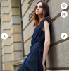 Navy Sleeveless Midi D...