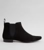 Black Suede Chelsea Boots