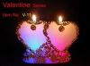 Double heart candle