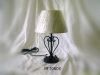 iron table lamp, floor...