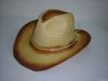 100% Straw Cowboy Hat With Stain