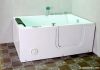 walk-in bathtub with d...