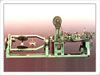 Barbed wire machine se...