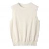 2026 Lady's Tank Top Knitted Solid-color pullover