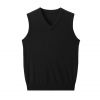 2026 Men's Woollen Vest V-neck Sleeveless Pullover