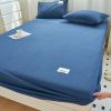 100% Cotton Waffles Fitted Sheet Set Jacquard Bedding Set For Bedroom