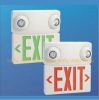 Exit sign with twin sp...