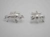 silver cuff link