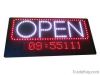 open sign led moving s...