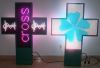 1000mm*1000mm led pharmacy sign