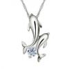 silver dolphin pendant...