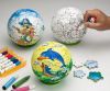 3D DIY Color Painting Puzzle Balls