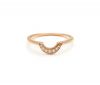 CZ Studded Rose Gold P...