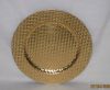 Gold round plastic cha...