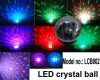 led crystal magic ball...