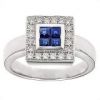 18K White Gold Ring Wi...