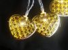 20LED gold metal hollo...