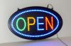 LED Open  Oval Sign