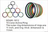 10 Color Active Ring T...