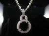 Round Diamond pendant ...