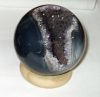 Agate ball with Amethyst