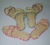 straw shoes