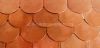 Fish scale copper roof...