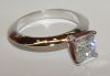 1 carat PRINCESS CUT D...