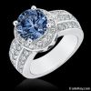 1.60 carat round blue ...