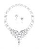 necklace set with ear-...