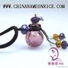 Perfume bottle necklac...