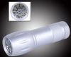 9 LED torch , silver/b...