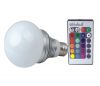 RGB LED bulb with remo...